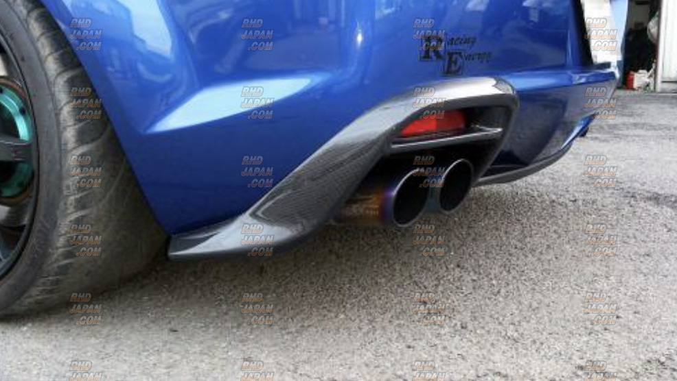 R-Magic RE Rear Bumper Muffler Garnish Set FRP - RX-8 SE3P Kouki